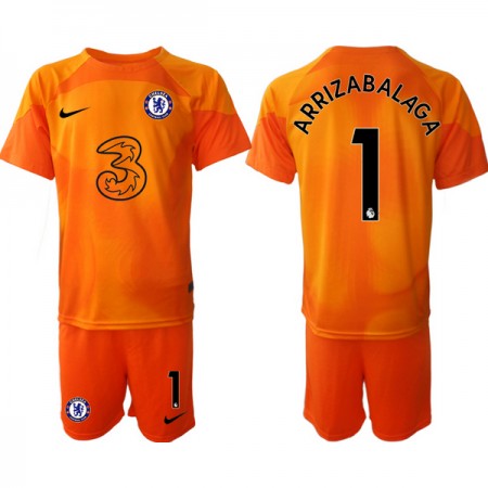 Chelsea Orange Arrizabalaga 1 Brankářské 2022-23 - Dětské Fotbalové Dresy (S/S) Chelsea Orange Arrizabalaga 1 Brankářské 2022-23 - Dětské Fotbalové Dresy (S/S)